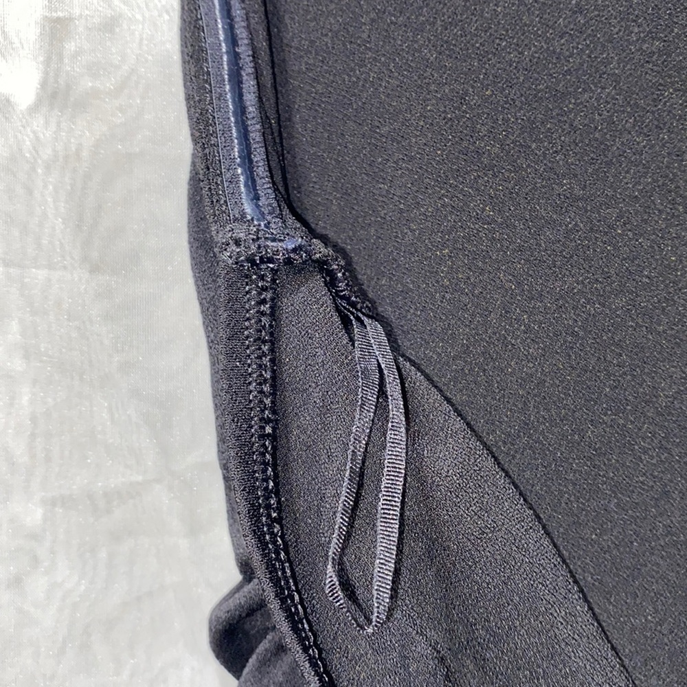 Express Polyester/Spandex Strapless Black Tie Top… - image 6